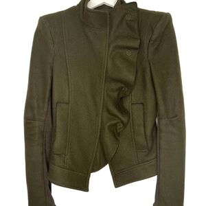 BCBG Maxazria - Asymmetrical Ruffle Jacket